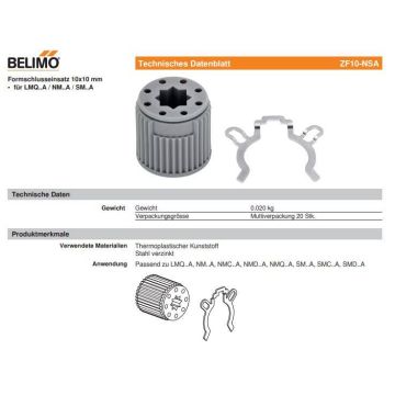 Belimo ZF10-NSA