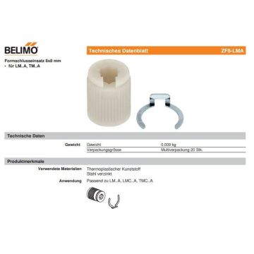 Belimo ZF8-LMA